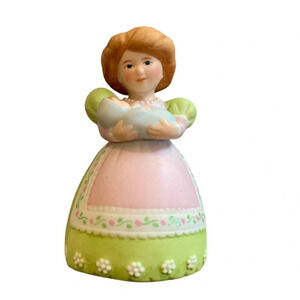 VINTAGE 1988 AVON Mother's Love Porcelain Bisque Bell